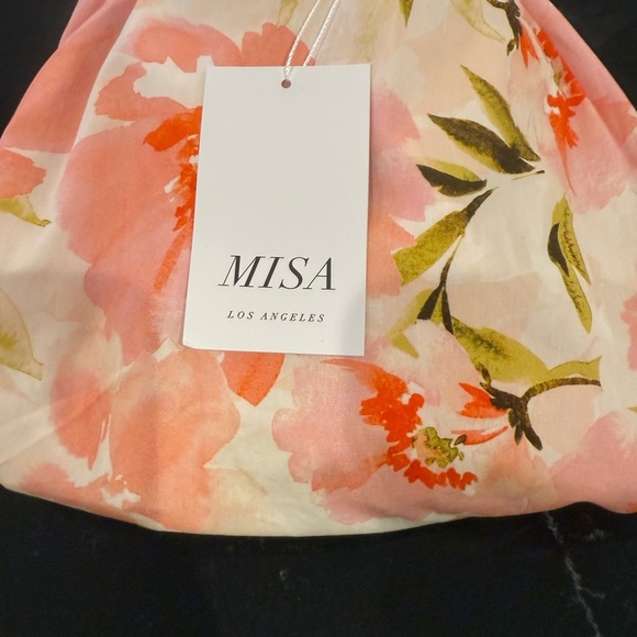 MISA LA ‘Farrow’ Floral Pink and White Sundress NWT - Picture 9 of 9